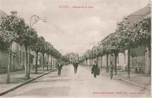 AK / Ansichtskarte Lucon Fontenay-le-Comte 85 Vendee Avenue de la Gare