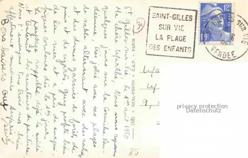 AK / Ansichtskarte Croix-de-Vie Les Sables-d Olonne Vendee 85 Vendee Vue du port et du Quai de la République
