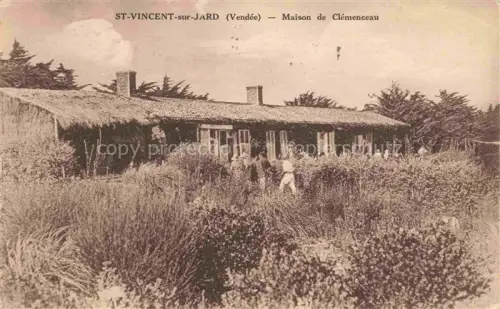 AK / Ansichtskarte St-Vincent-sur-Jard Les Sables-d Olonne 85 Vendee Maison de Clémenceau