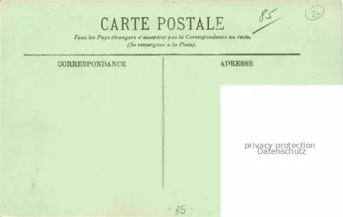 AK / Ansichtskarte Talmont-Saint-Hilaire Sables-d Olonne 85 Vendee Vue générale l'église et le château