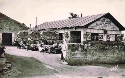 AK / Ansichtskarte Fontaines Fontenay-le-Comte 85 Vendee Café Restaurant Franco-Belge Chez Marius