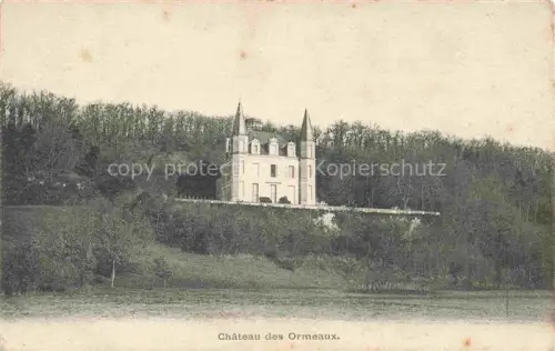 AK / Ansichtskarte Chateau des Ormeaux Nazelles-Negron TOURS 37 Indre-et-Loire Ansicht