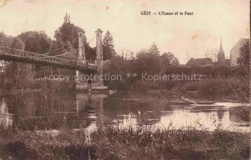 AK / Ansichtskarte Cezy AUXERRE 89 Yonne Yenne et le Pont