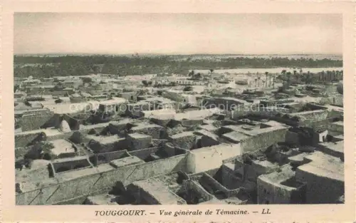 AK / Ansichtskarte Touggourt Tougourt Algerie Vue generale de Temacine