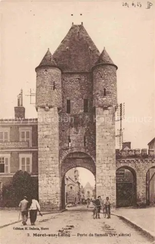 AK / Ansichtskarte Moret-sur-Loing 77 Seine-et-Marne Porte de Samois