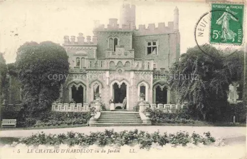AK / Ansichtskarte Hardelot Chateau Condette Boulogne-sur-Mer 62 Pas-de-Calais Le Chateau d'Hardelot vue du Jardin