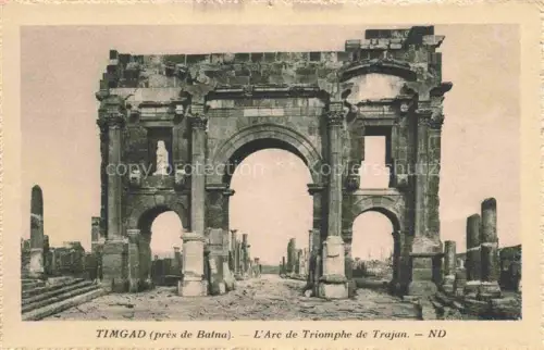 AK / Ansichtskarte Timgad Algerie Arc de Triomphe de Trajan