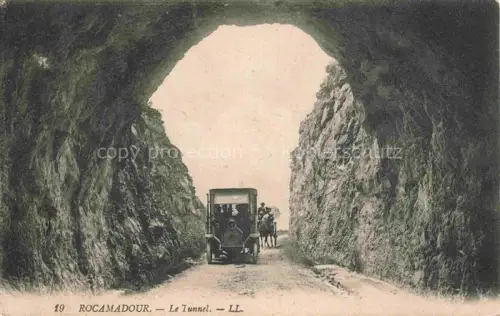 AK / Ansichtskarte Rocamadour 46 Lot Le Tunnel
