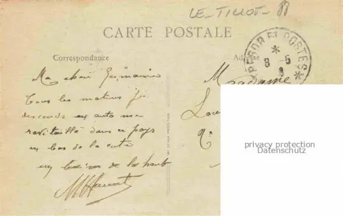 AK / Ansichtskarte Le Tillot Le Thillot Epinal 88 Vosges dans son Nid