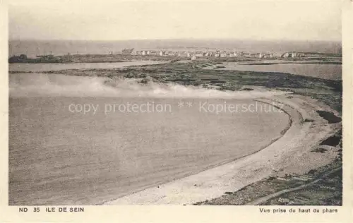 AK / Ansichtskarte Ile-de-Sein QUIMPER 29 Finistere Vue prise du haut du phare