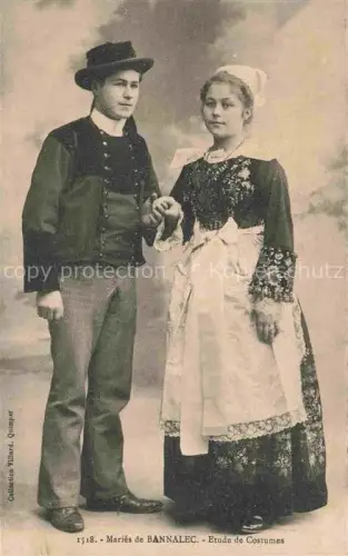 AK / Ansichtskarte Bannalec QUIMPER 29 Finistere Maries de Bannalec Etude de Costumes