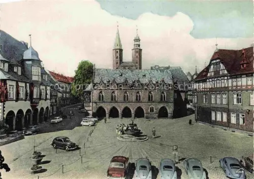 AK / Ansichtskarte GOSLAR Harz Niedersachsen Marktplatz