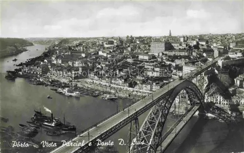 AK / Ansichtskarte PORTO  Portugal Vista parcial e Ponte D Luis