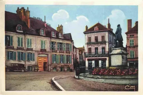 AK / Ansichtskarte MONTBARD 21 Cote-d Or Statue et Maison de Buffon