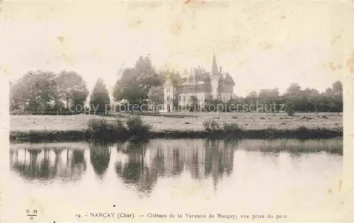 AK / Ansichtskarte Nancay VIERZON 18 Cher Chateau de la Varenne de Nancay vue prise du parc