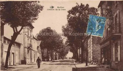 AK / Ansichtskarte BELLAC 87 Haute-Vienne Avenue de la Gare
