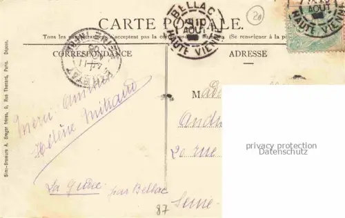 AK / Ansichtskarte BELLAC 87 Haute-Vienne Les Tanneries