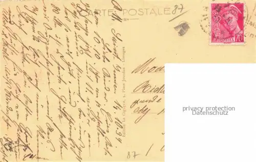 AK / Ansichtskarte Saint-Junien Rochechouart 87 Haute-Vienne Entrée de la ville les jardins