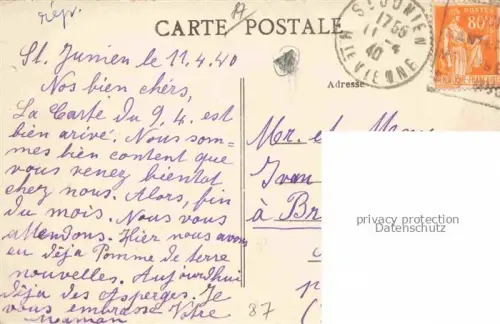 AK / Ansichtskarte Saint-Junien Rochechouart 87 Haute-Vienne Bords de la Vienne Usine Desselas