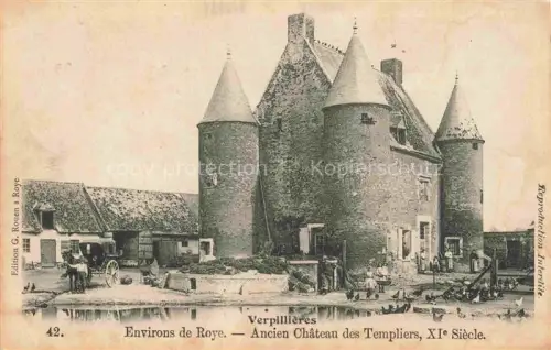 AK / Ansichtskarte Verpillieres Ancien Château des Templiers XIe siècle