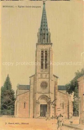 AK / Ansichtskarte Moissac Castelsarrasin 82 Tarn-et-Garonne Eglise Saint-Jacques