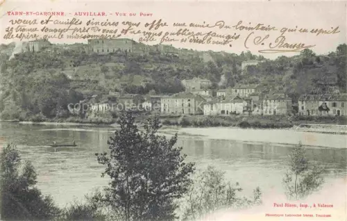 AK / Ansichtskarte Auvillar Castelsarrasin 82 Tarn-et-Garonne Vue du port