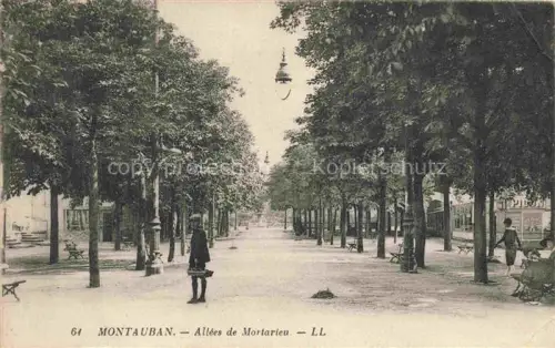 AK / Ansichtskarte MONTAUBAN 82 Tarn-et-Garonne Allées de Mortarieu