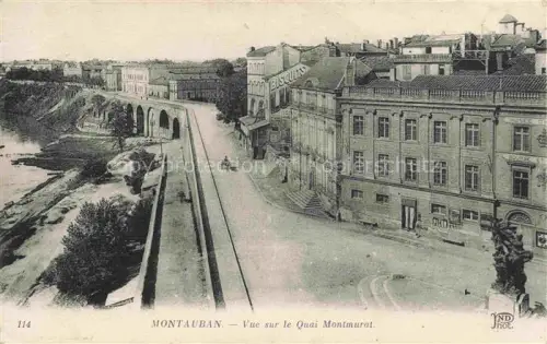 AK / Ansichtskarte MONTAUBAN 82 Tarn-et-Garonne Vue sur le Quai Montmurat