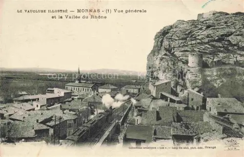 AK / Ansichtskarte Mornas AVIGNON 84 Vaucluse Vue générale et la Vallée du Rhône
