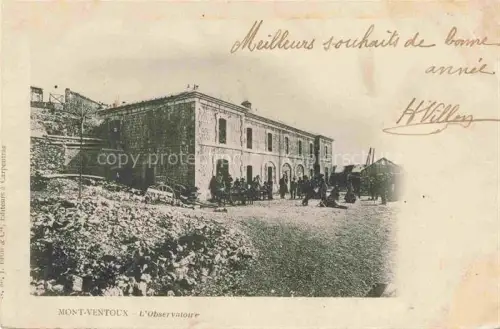 AK / Ansichtskarte Mont-Ventoux Malaucene Carpentras 84 Vaucluse L'Observatoire