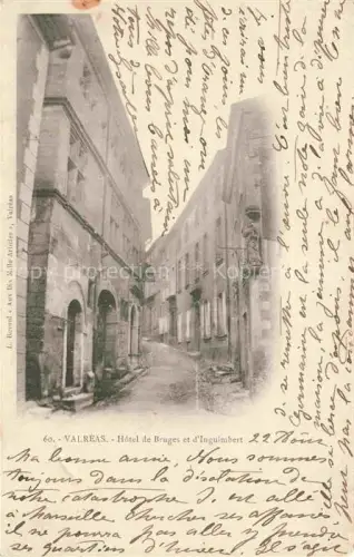 AK / Ansichtskarte Valreas AVIGNON 84 Vaucluse Hôtel de Bruges et d'Inguimbert