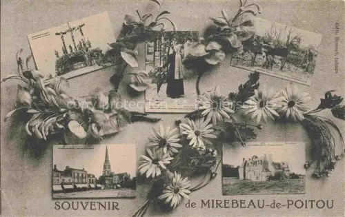 AK / Ansichtskarte Mirebeau-de-Poitou Mirebeau-en-Poitou Poitiers 86 Vienne Souvenir de la ville des fleurs