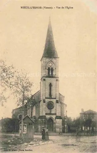 AK / Ansichtskarte Nieuil-l Espoir POITIERS 86 Vienne Vue de l'église