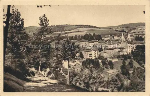 AK / Ansichtskarte Louvesc La 07 Ardeche Vue generale Dans le fond Bois de Versailles