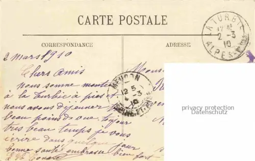 AK / Ansichtskarte La Turbie NICE 06 Alpes-Maritimes Vue generale et la Tete de Chien