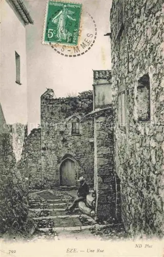 AK / Ansichtskarte Eze-les Pins NICE 06 Alpes-Maritimes Une Rue