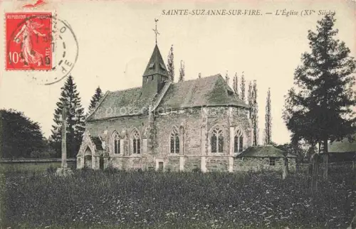 AK / Ansichtskarte Sainte-Suzanne-sur-Vire Saint-Lo 50 Manche Eglise