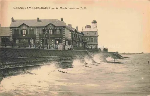 AK / Ansichtskarte GRANDCAMPS-LES-BAINS-MAISY 14 Calvados A Maree haute