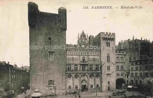 AK / Ansichtskarte NARBONNE 11 Aude Hotel de Ville