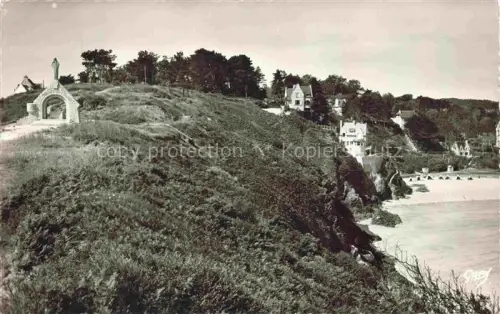 AK / Ansichtskarte Saint-Cast-Plages 22 Cotes-d Armor Notre Dame de la Garde et la Plage