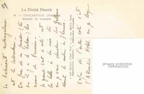 AK / Ansichtskarte CONCARNEAU Quimper 29 Finistere Rentree de thonnier
