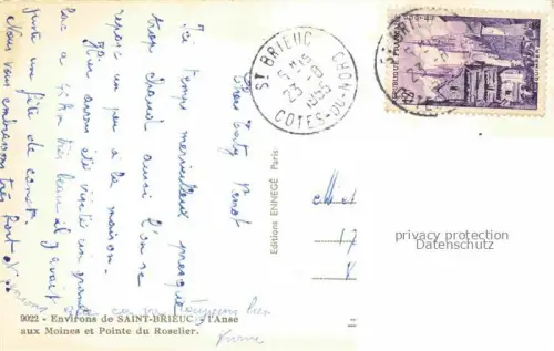 AK / Ansichtskarte Saint-Brieuc Saint-Brieux 22 Cotes-d Armor Anse aux Moines et Pointe du Roselier