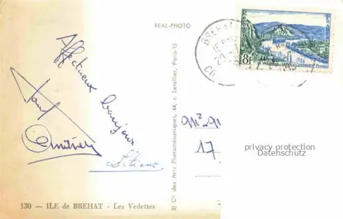 AK / Ansichtskarte Ile-de-Brehat Saint-Brieuc 22 Cotes-d Armor Les Vedettes