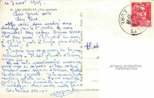 AK / Ansichtskarte Les Andelys 27 Eure Vue generale