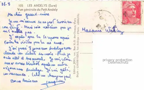 AK / Ansichtskarte Les Andelys 27 Eure Vue generale du Petit Andely