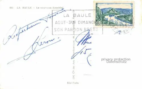 AK / Ansichtskarte LA-BAULE-LES-PINS La Baule sur Mer 44 Le nouveau Remblai