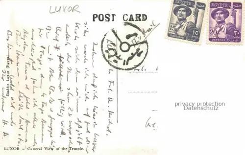 AK / Ansichtskarte LUXOR Louqsor Louksor Egypt General view of the Temple
