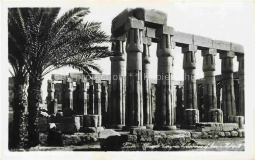 AK / Ansichtskarte LUXOR Louqsor Louksor Egypt Papyrus Pillars of Amenhotep III