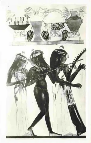 AK / Ansichtskarte Thebes  Theben Egypt Tomb of Nakht Three Dancing Girls