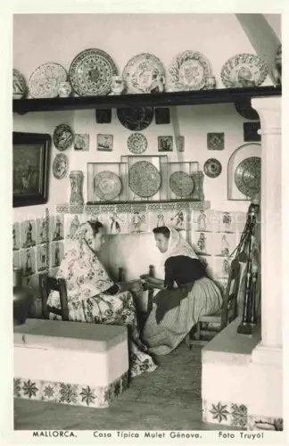 AK / Ansichtskarte MALLORCA Isla Baleares ES Casa tipica Mulet Genova